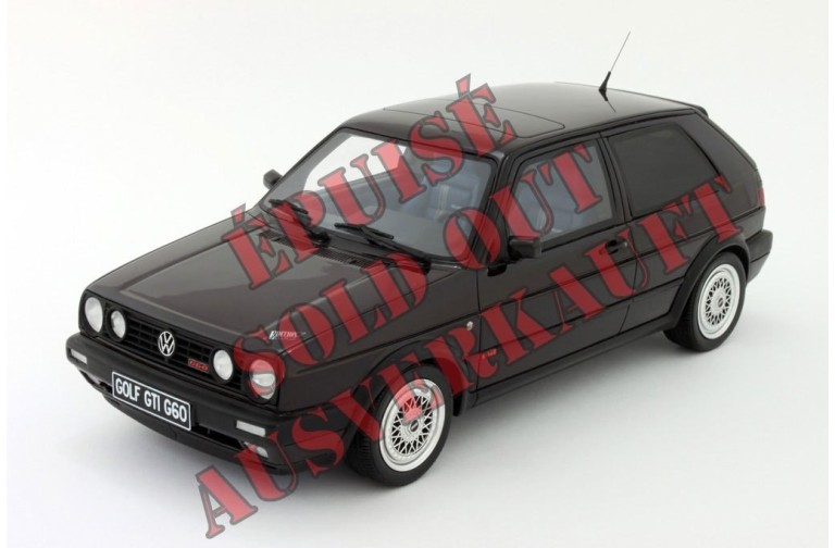 Volkswagen Golf GTI G60 Edition One Noir Brillant Metallise 1989