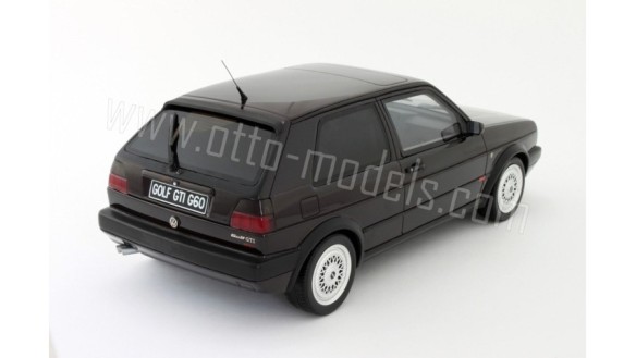 Volkswagen Golf GTI G60 Edition One Noir Brillant Metallise 1989