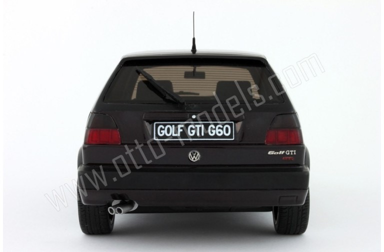 Volkswagen Golf GTI G60 Edition One Noir Brillant Metallise 1989