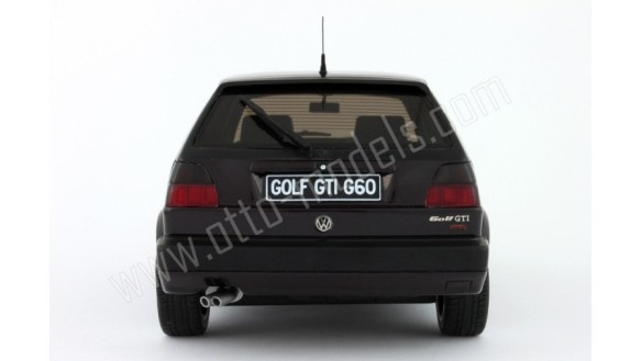 Volkswagen Golf GTI G60 Edition One Noir Brillant Metallise 1989