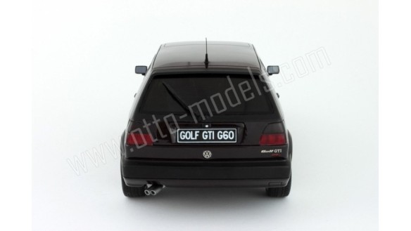 Volkswagen Golf GTI G60 Edition One Noir Brillant Metallise 1989