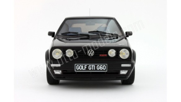 Volkswagen Golf GTI G60 Edition One Noir Brillant Metallise 1989