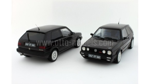 Volkswagen Golf GTI G60 Edition One Noir Brillant Metallise 1989