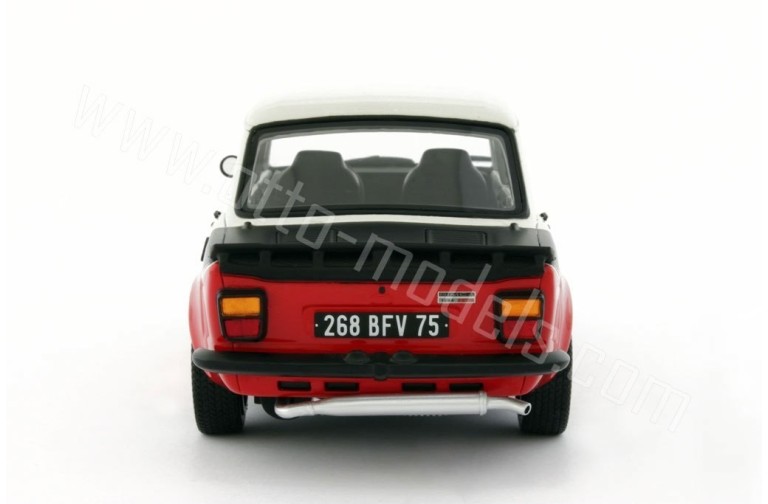 Simca 1000 Rallye 2 SRT 77 Rouge-Blanc-Noir 1977
