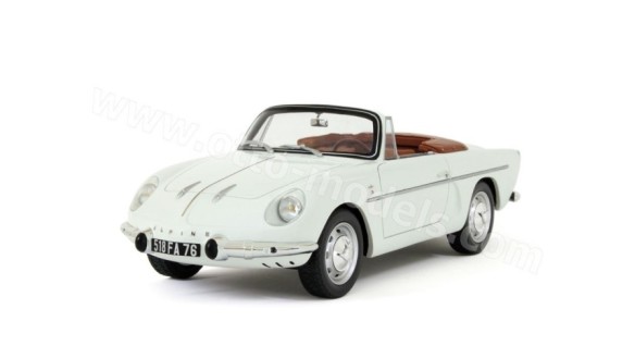 Alpine A110 Cabriolet Blanc Gardenia 1962