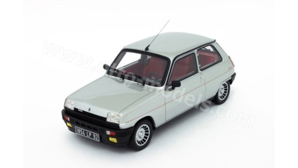 Renault 5 Alpine Turbo Gris Argnet Metalisé 620 1983