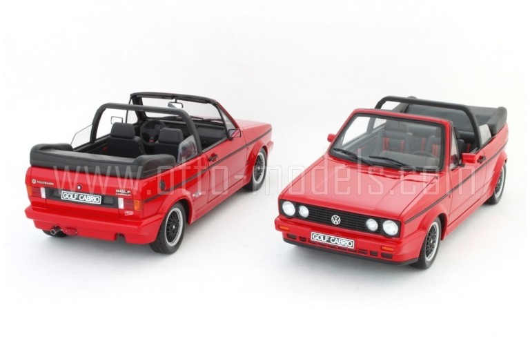 Volkswagen Golf 1 Cabriolet Sportline Rouge Flash 1991