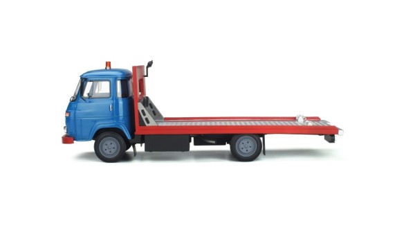 Saviem SG2 Depanneuse Porte-Plateau Bleu Saviem 1975