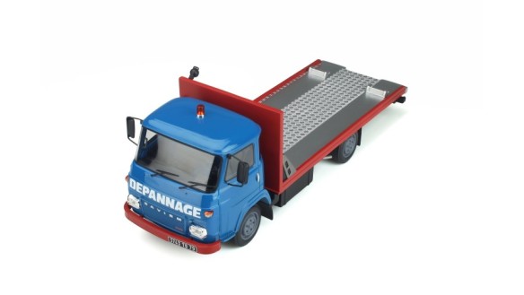 Saviem SG2 Depanneuse Porte-Plateau Bleu Saviem 1975