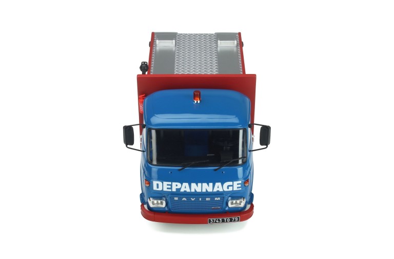 Saviem SG2 Depanneuse Porte-Plateau Bleu Saviem 1975