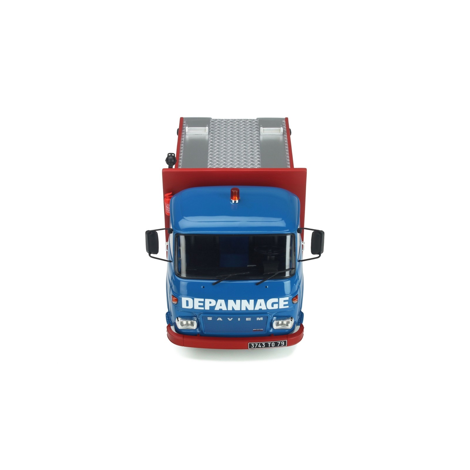 Saviem SG2 Depanneuse Porte-Plateau Bleu Saviem 1975