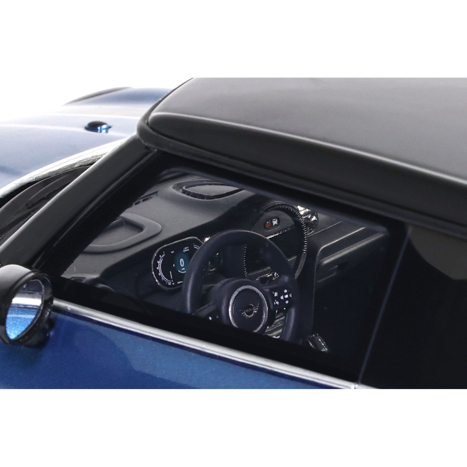 Mini Cooper S Island Blue + White Stripes 2021