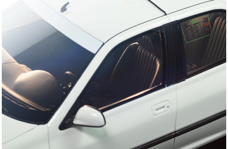 Peugeot 406 taxi Blanc Banquise 1998