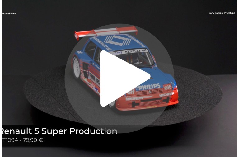 Renault 5 Super Production White 1987