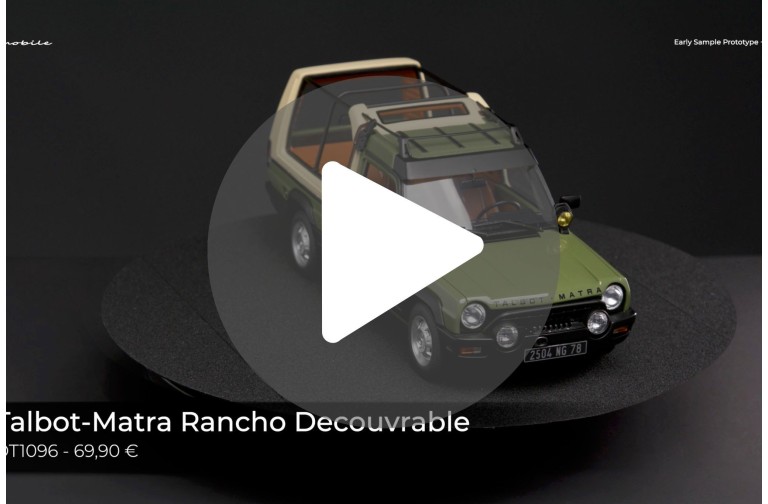 Talbot Matra Rancho Decouvrable Vert Sologne 1981