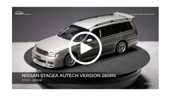 Nissan Stagea Autech Version 260RS Sonic Silver KR4 1997