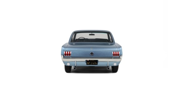 Ford Mustang V8 Hardtop Silver Blue Pony 1965