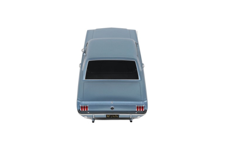 Ford Mustang V8 Hardtop Silver Blue Pony 1965
