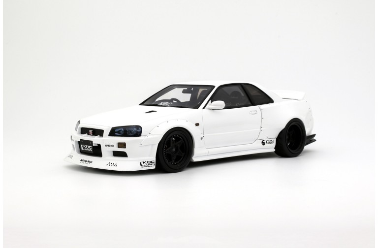 Nissan Skyline GT-R R34 KRC Body Kit Pearl White QX1 2019