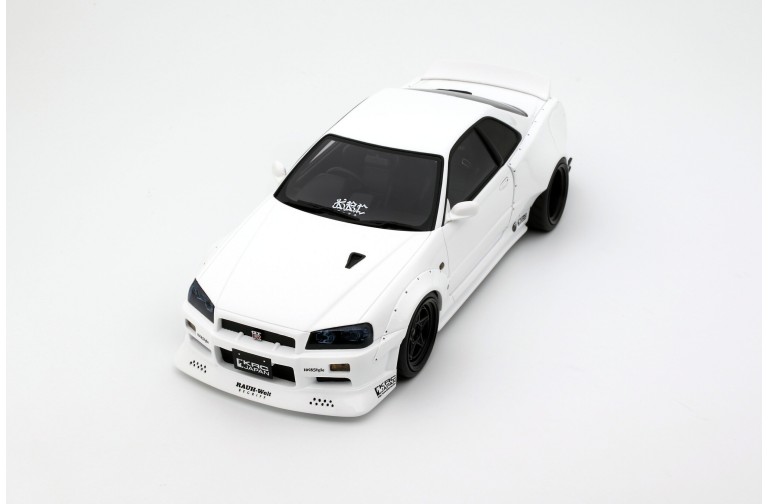 Nissan Skyline GT-R R34 KRC Body Kit Pearl White QX1 2019