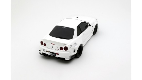 Nissan Skyline GT-R R34 KRC Body Kit Pearl White QX1 2019