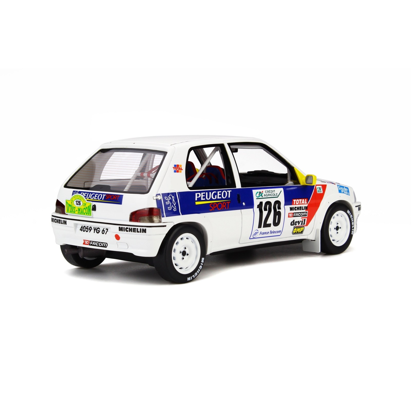 Peugeot 106 Ph.1 Rallye Gr.N Rallye Vins-Mâcon 1997