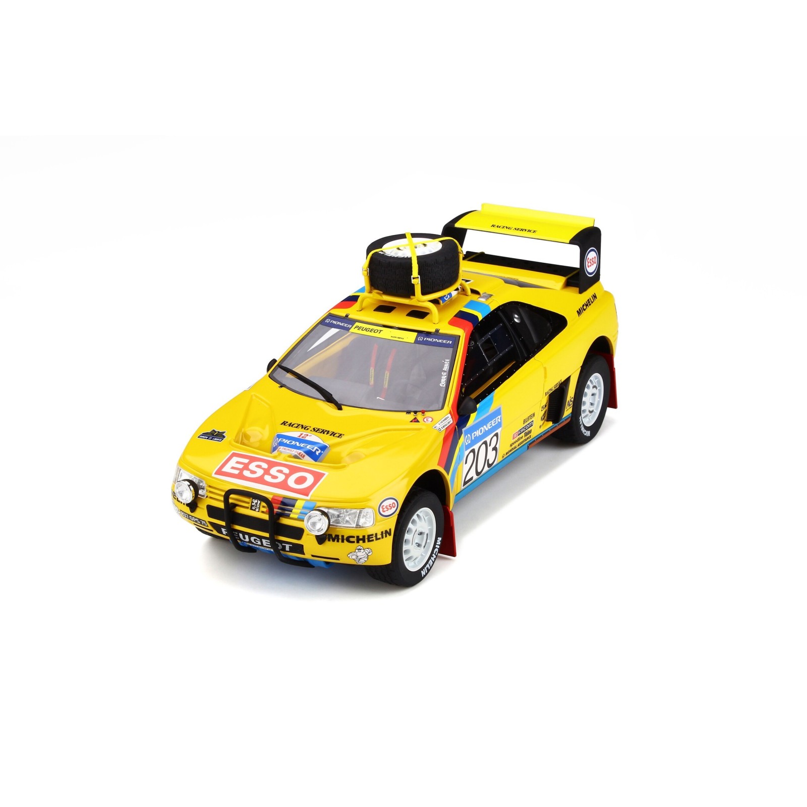 Peugeot 405 T16 Grand Raid Yellow Camel 1990