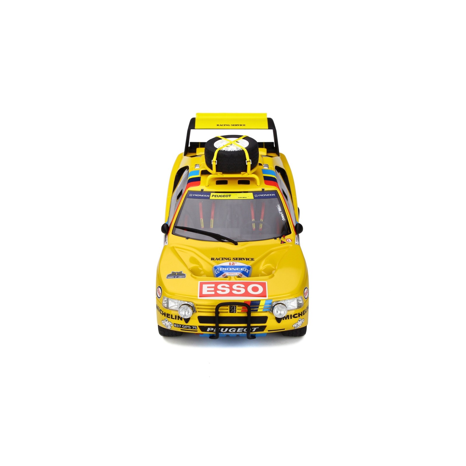 Peugeot 405 T16 Grand Raid Yellow Camel 1990