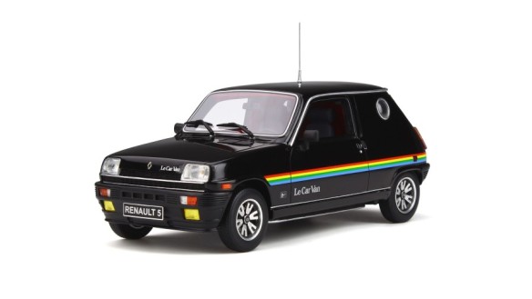 Renault 5 Le Car Van Black With Rainbow Stripping 1980
