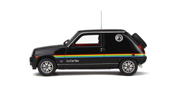 Renault 5 Le Car Van Black With Rainbow Stripping 1980
