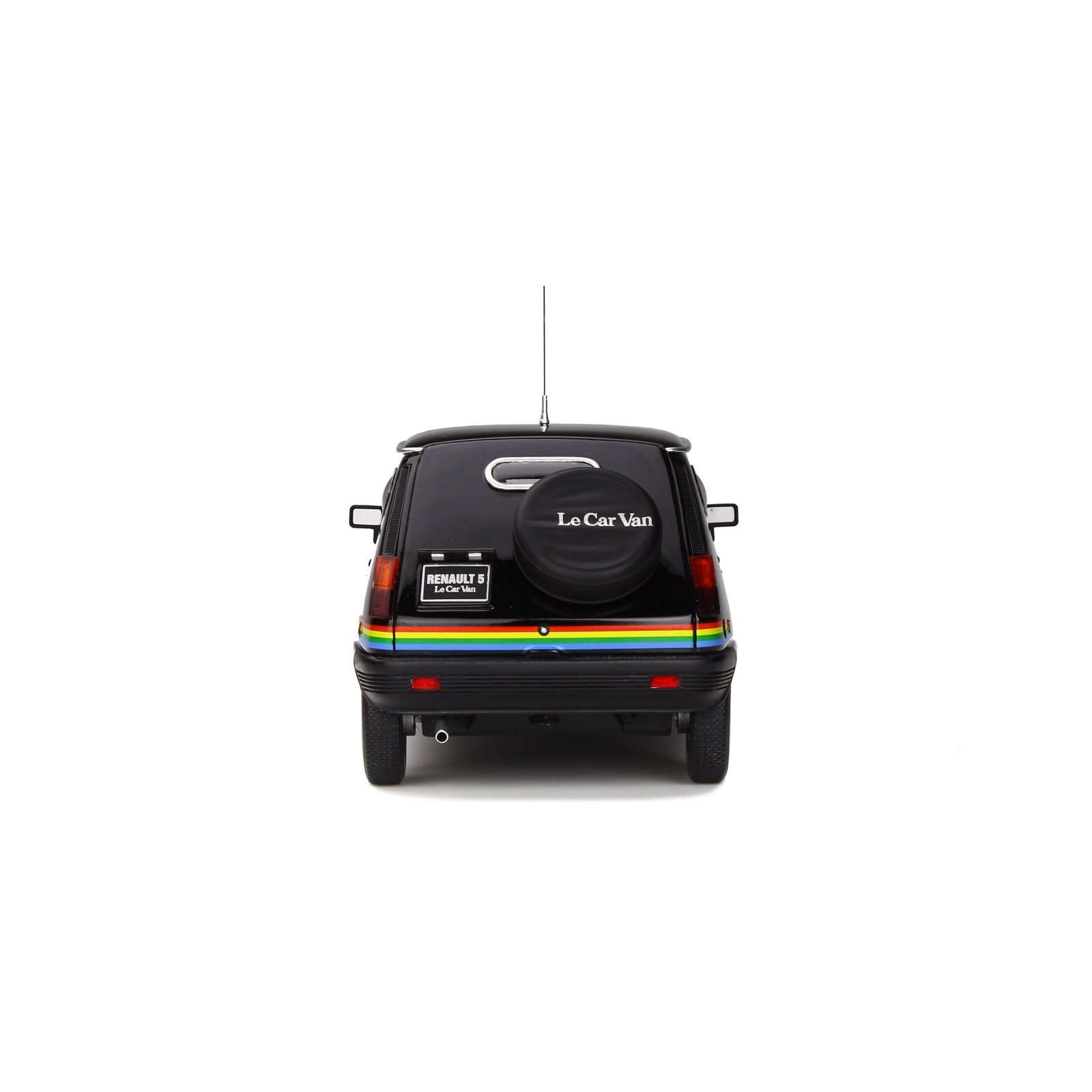 Renault 5 Le Car Van Black With Rainbow Stripping 1980