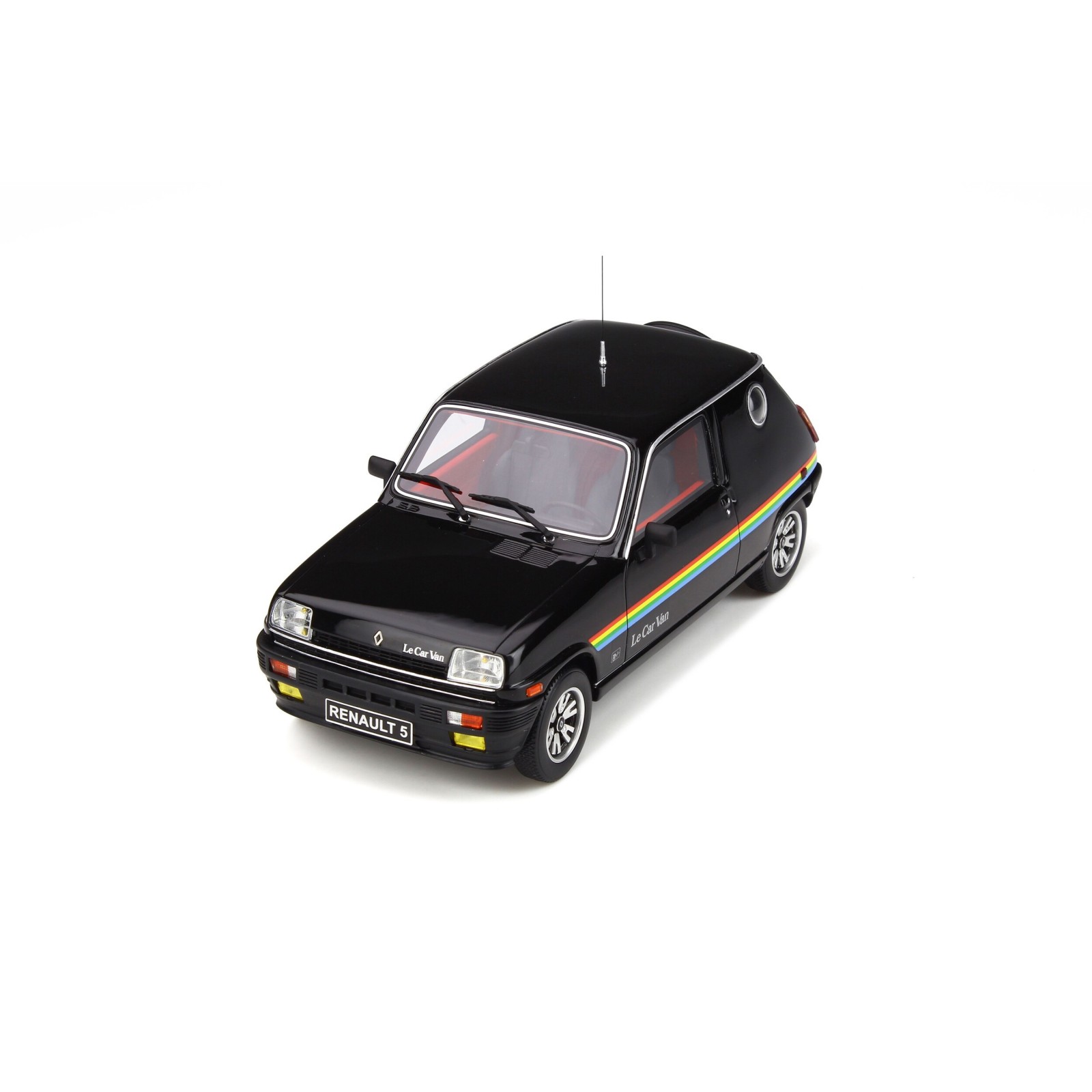 Renault 5 Le Car Van Black With Rainbow Stripping 1980