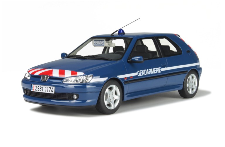 Peugeot 306 Gendarmerie BRI Bleu Gendarmerie 1998