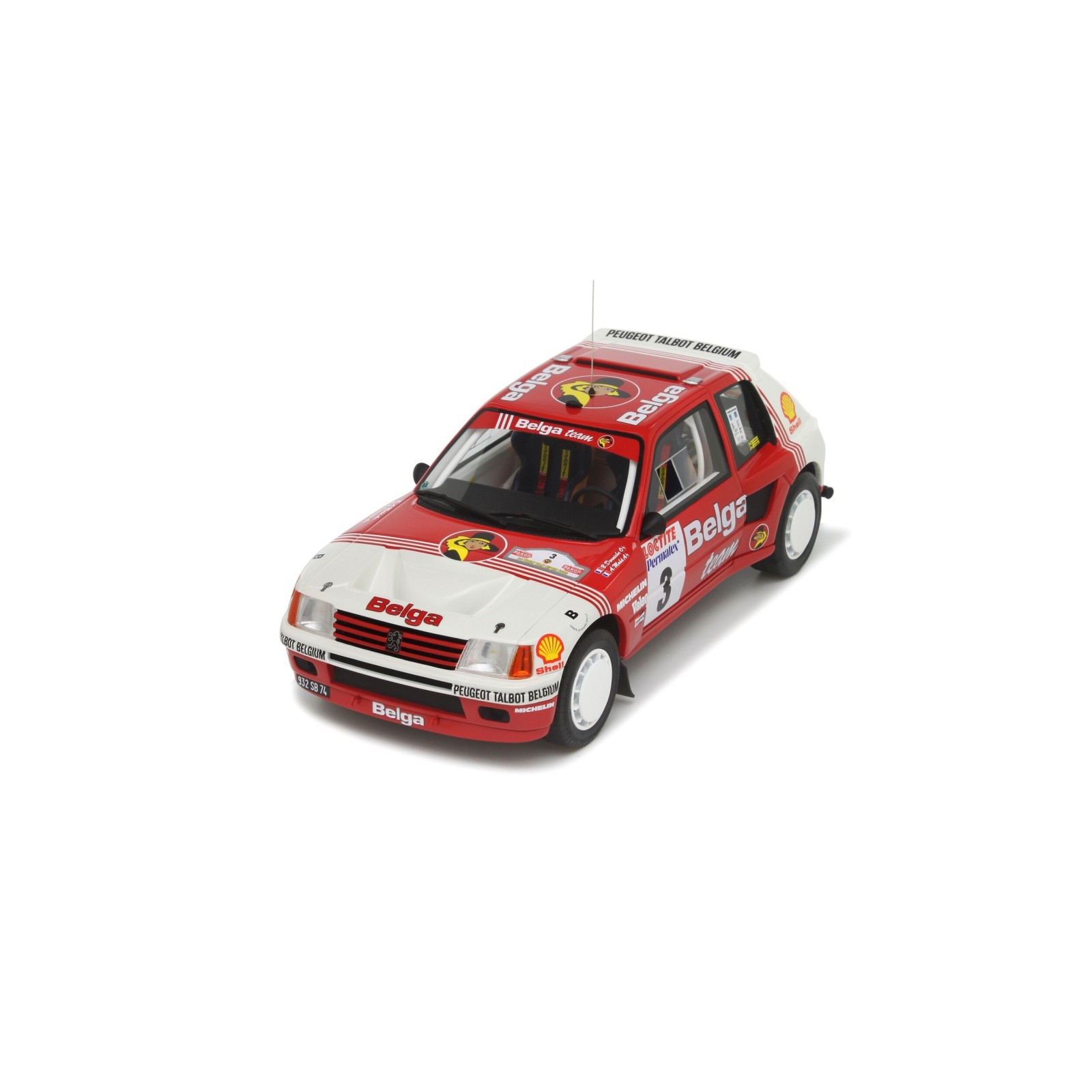 Peugeot 205 T16 Gr.B Rallye d'Ypres 1985