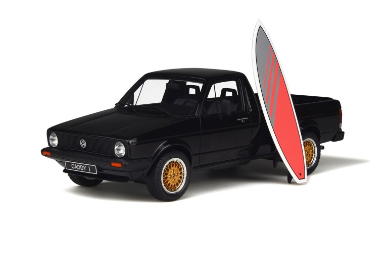 Volkswagen Caddy with Surfboard Red/grey Black L041 1979