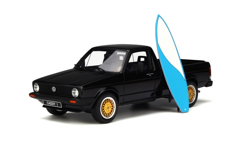 Volkswagen Caddy with Surfboard Blue/Whithe Black L041 1979