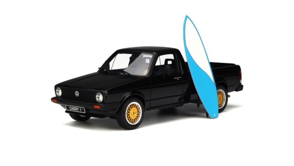 Volkswagen Caddy with Surfboard Blue/Whithe Black L041 1979