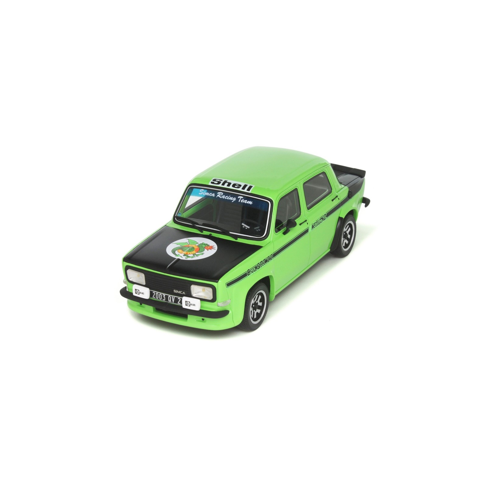 Simca 1000 Rallye 2 SRT Vert Racing / Noir 1977