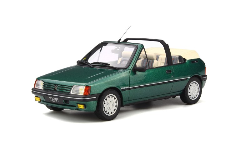 Peugeot 205 Cabriolet Roland-Garros Vert Rollant Garros Metallisé 1989