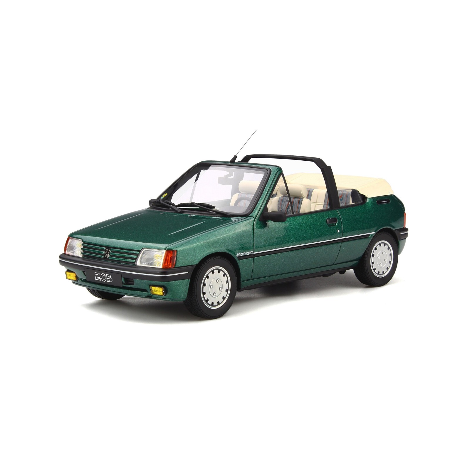 Peugeot 205 Cabriolet Roland-Garros Vert Rollant Garros Metallisé 1989