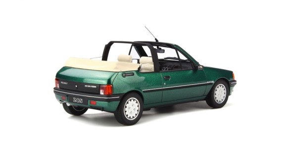 Peugeot 205 Cabriolet Roland-Garros Vert Rollant Garros Metallisé 1989