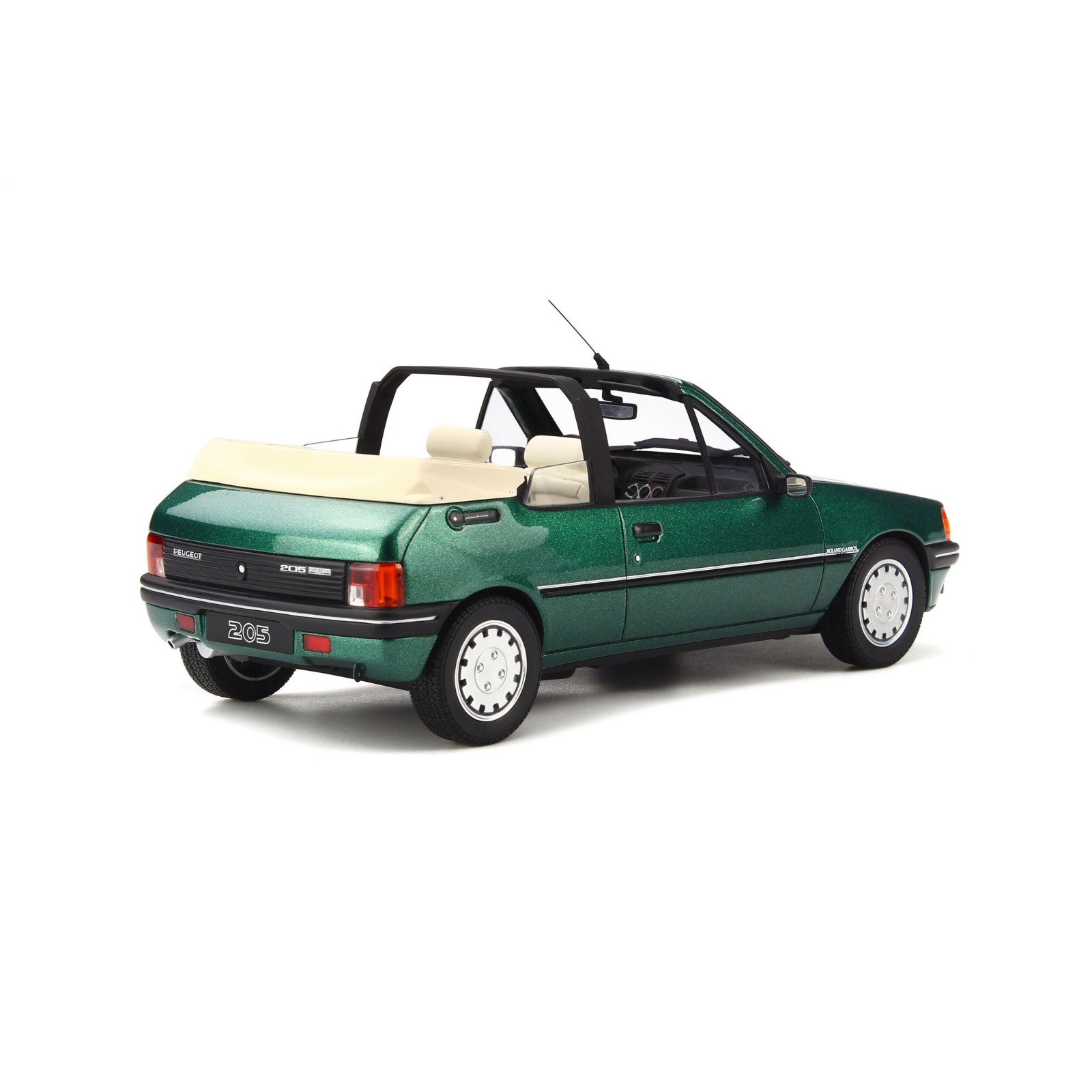 Peugeot 205 Cabriolet Roland-Garros Vert Rollant Garros Metallisé 1989