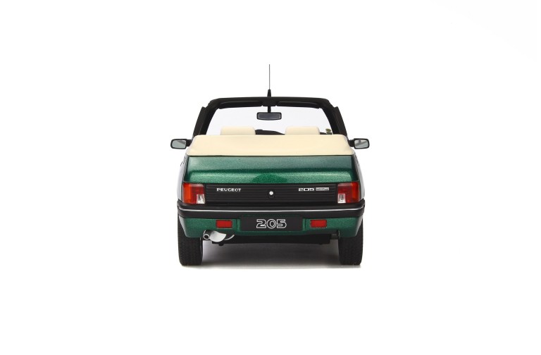 Peugeot 205 Cabriolet Roland-Garros Vert Rollant Garros Metallisé 1989