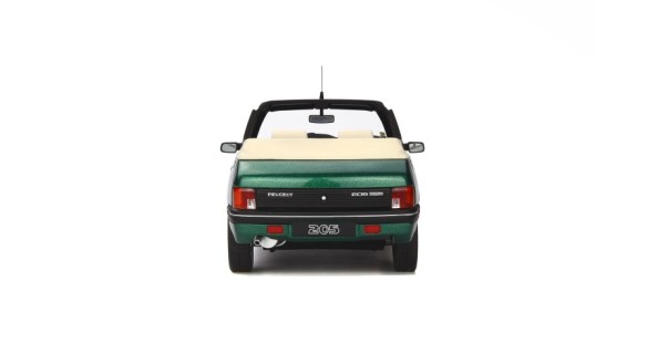Peugeot 205 Cabriolet Roland-Garros Vert Rollant Garros Metallisé 1989