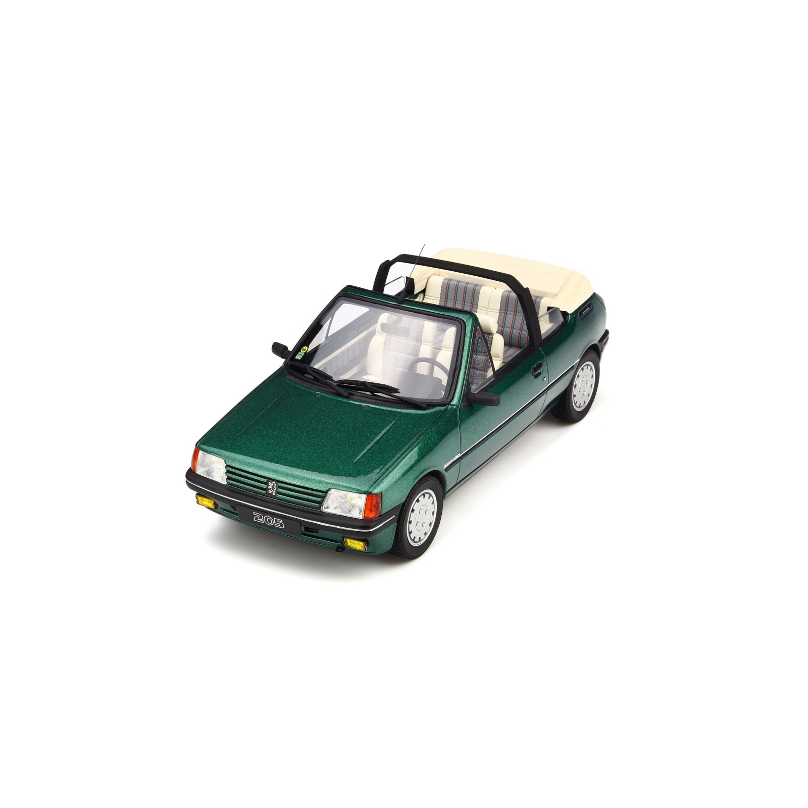Peugeot 205 Cabriolet Roland-Garros Vert Rollant Garros Metallisé 1989