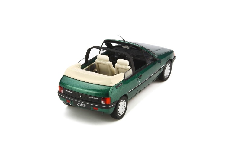 Peugeot 205 Cabriolet Roland-Garros Vert Rollant Garros Metallisé 1989