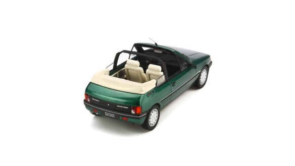 Peugeot 205 Cabriolet Roland-Garros Vert Rollant Garros Metallisé 1989