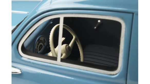 Peugeot 203 Camionnette Bâchée Bleu Camargue 1953