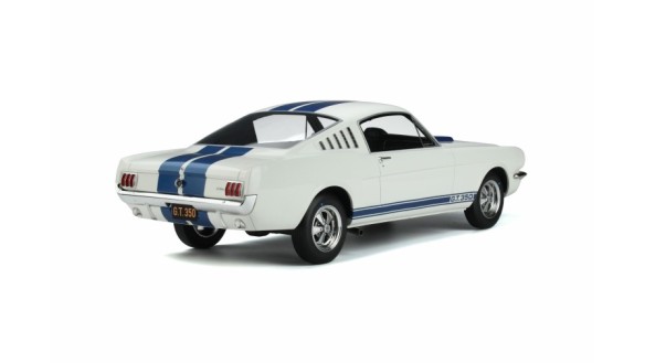 Shelby GT350 Wimbledon White and Blue stripes 1965