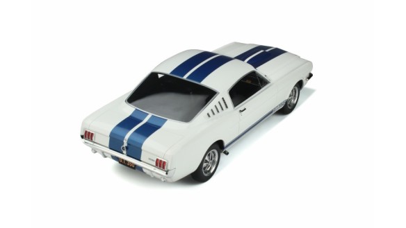 Shelby GT350 Wimbledon White and Blue stripes 1965